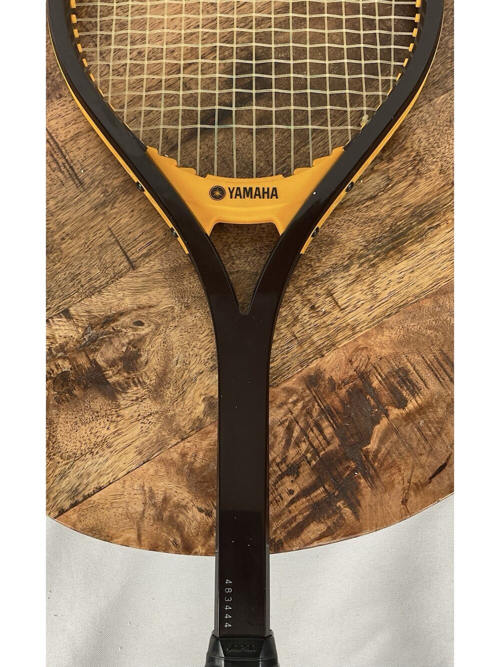 VTG Yamaha YFG 50 Tennis Racquet Yellow Black Fiberglass 4 1/2”